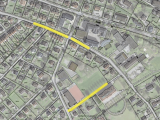 Pestalozzistrasse bis Falkenweg, Kreuzung Friedeggstrasse-Pestalozzistrasse-Jungfraustrasse, Karl-Grütter-Weg